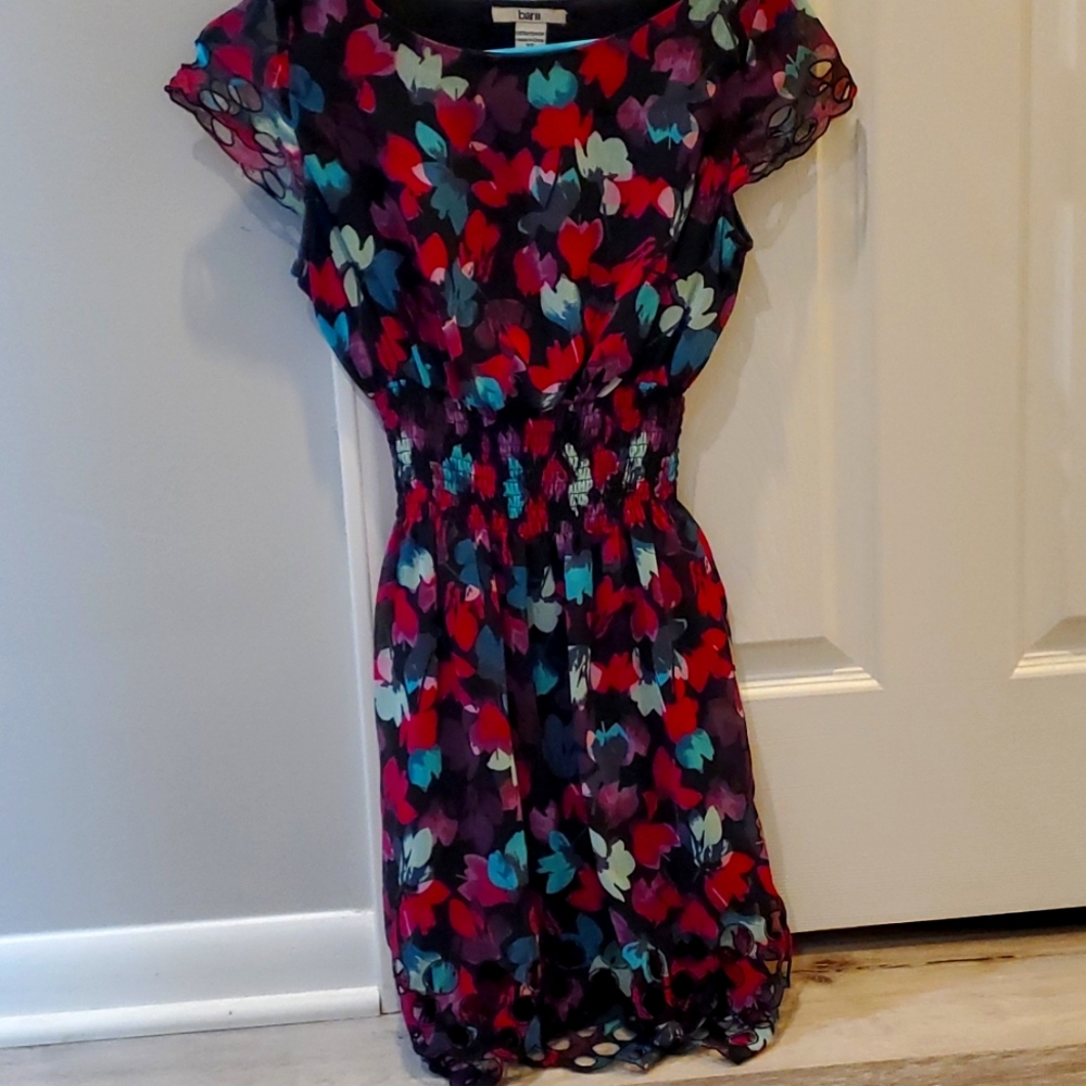 Dress, bar iii dress floral, xs